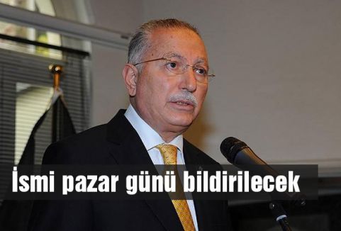 Ortak Aday pazar günü bildirilecek