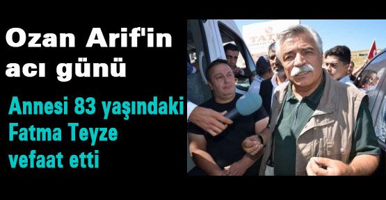 Ozan Arif'in acı günü