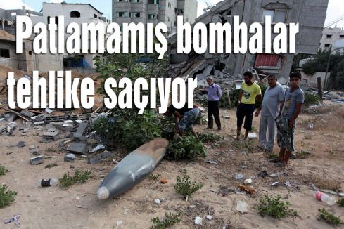 Patlamamış bombalar tehlike saçıyor