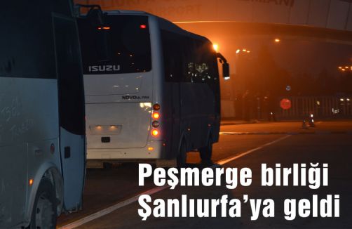 Peşmergeler Şanlıurfa’da