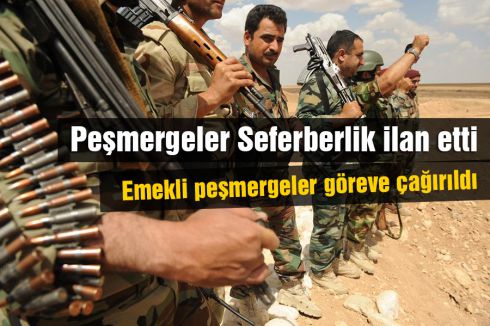 Peşmergeler Seferberlik ilan etti
