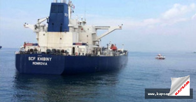 Petrol yüklü Liberya gemisi karaya oturdu