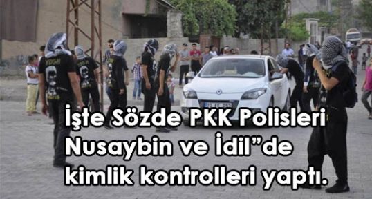 PKK Kendi Polisleriniı Oluşturdu..