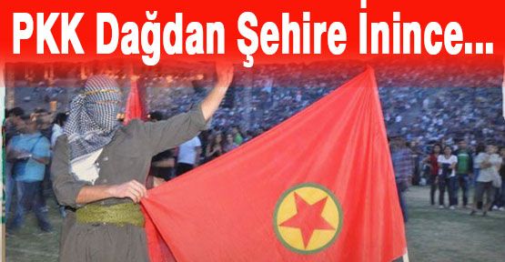 PKK ODTÜ stadyumuna Bayrak Dikti