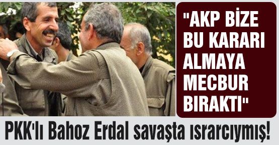 PKK'lı Erdal: