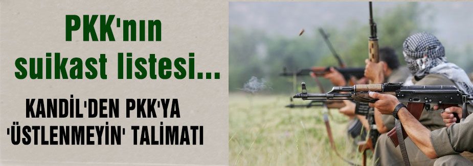 PKK'nın suikast listesi...