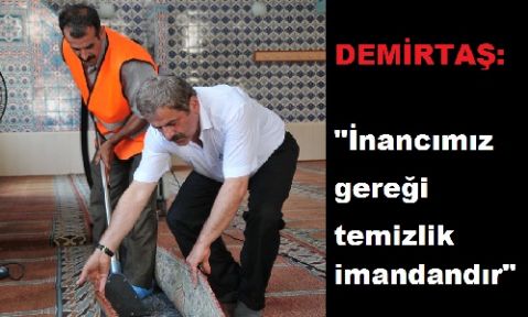 Ramazan ay'ı için Camiler temizleniyor