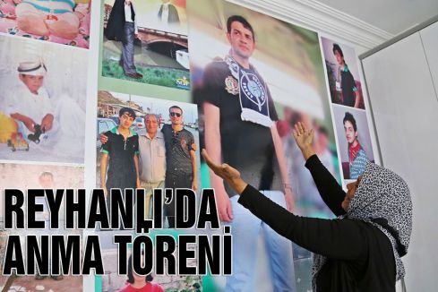 Reyhanlı'da dokunaklı anma töreni