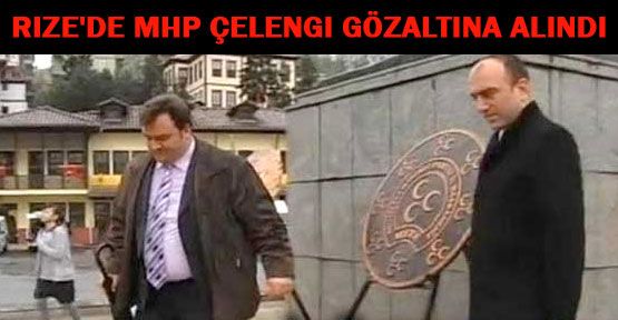 Rize MHP'ye Çelenk Soruşturması
