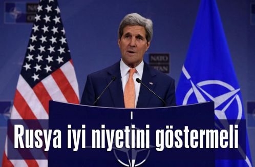 Rusya iyi niyetini göstermeli