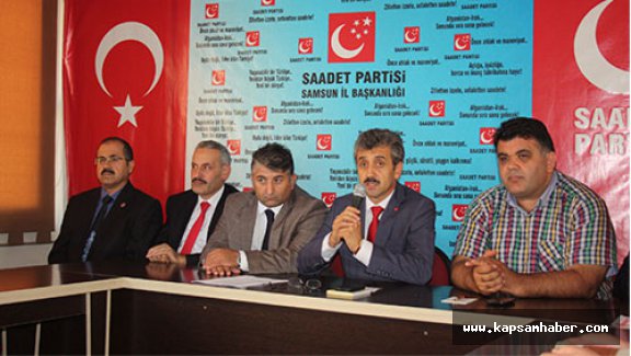 Saadet Partisi Samsun Milletvekili Adaylarını Tanıttı