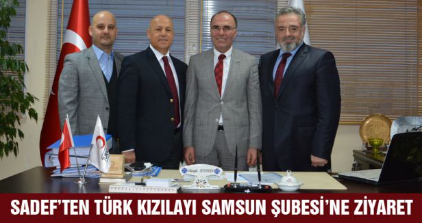 SADEF SAMSUN TÜRK KIZILAYI'NI ZİYARET ETTİ