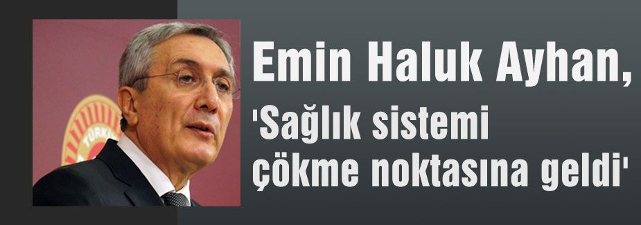 'Sağlık sistemi çökme noktasına geldi'