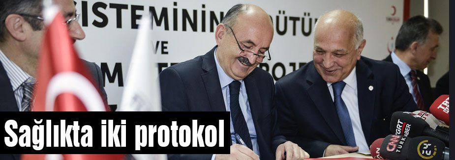 Sağlıkta iki ayrı protokol imzalandı