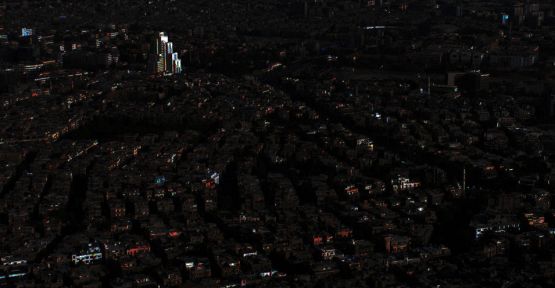 Şam karanlıkta kaldı