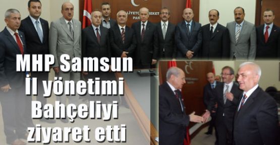 Samsun MHP'den Bahçeliye Ziyaret