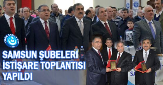 Samsun Türk Eğitim-Sen İstişare Toplantısına Yoğun Katılım