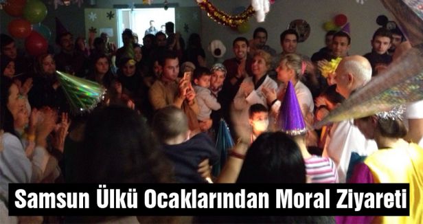 Samsun Ülkü Ocaklarından Moral Ziyareti