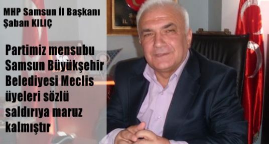 Samsun'da Mhp'lilere Sözlü Saldırı