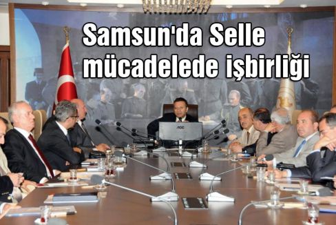 Samsun'da Selle mücadelede işbirliği