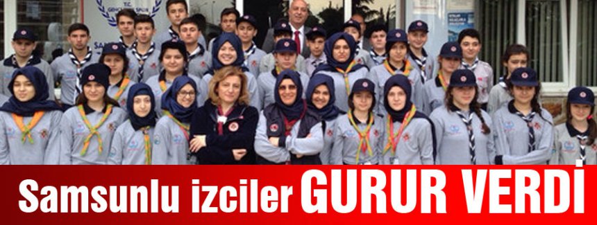 Samsunlu izciler "Dedeciğim Ben Geldim"
