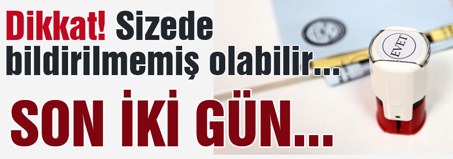 Sandık başkanlığı için son iki gün...