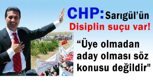 Sarıgü'ün Adaylığıl Disiplin Kararına Takılıyor