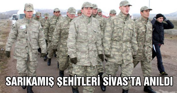 Sarıkamış 100. yıl dönümü Sivas’ta anıldı.
