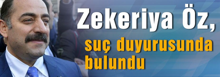 Savcı Öz'den suç duyurusu
