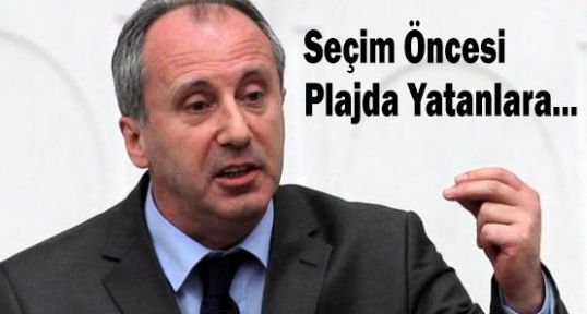 Seçim öncesi plajda yatanlara...