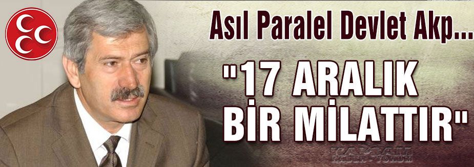 Şefkat Çetin: Asıl Paralel Devlet Akp...
