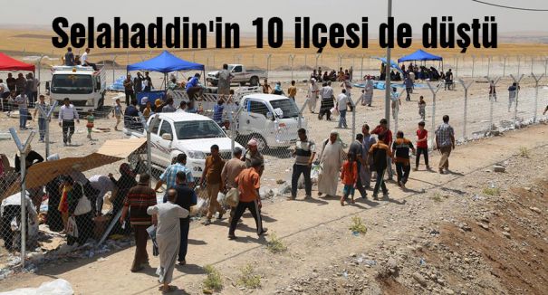 Selahaddin'in 10 ilçesi de düştü