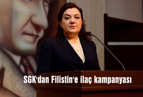SGK'dan Filistin'e ilaç kampanyası