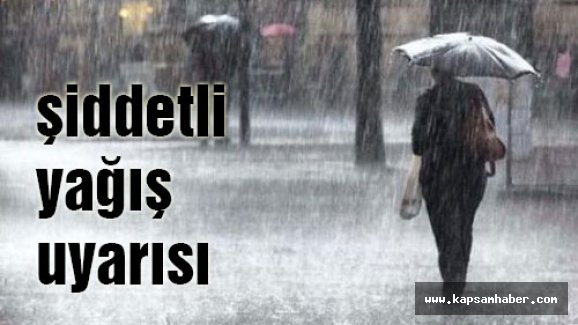 Şiddetli Yağış Uyarısı