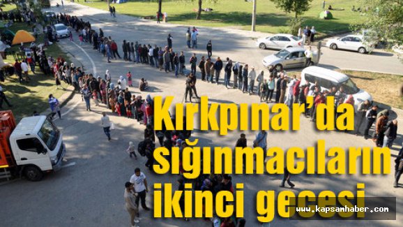 Sığınmacıların ikinci gecesi