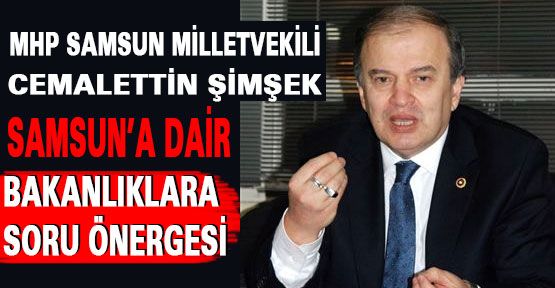 Şimşek'ten Bakanlıklara Soru Önergesi