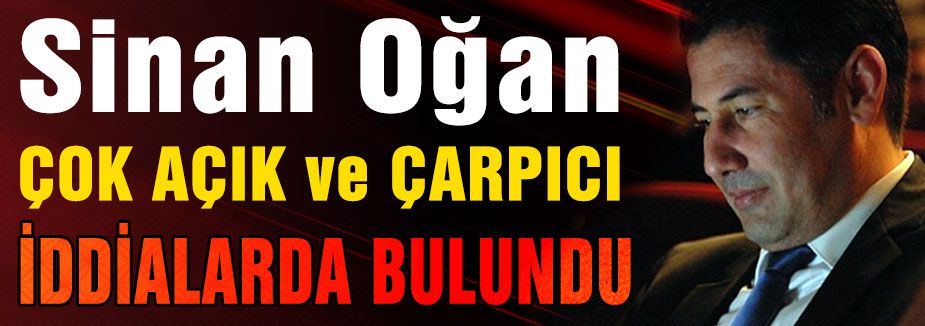 Sinan Oğan Öyle Şeyler İddia Etti ki...
