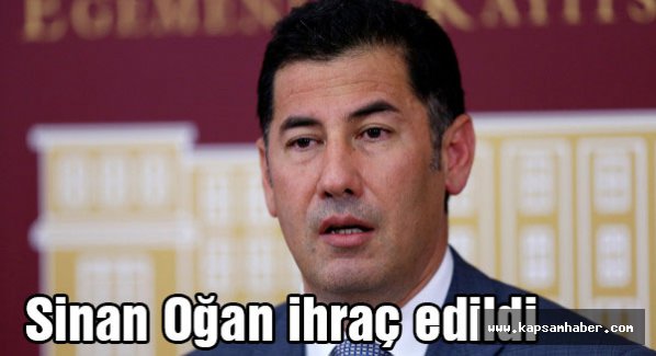 Sinan Oğan partisinden ihraç edildi