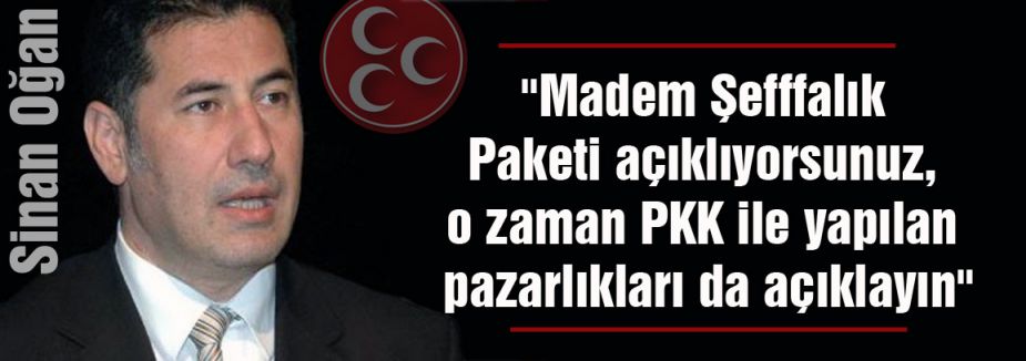 Sinan Oğan'dan Davutoğlu'na çağrı