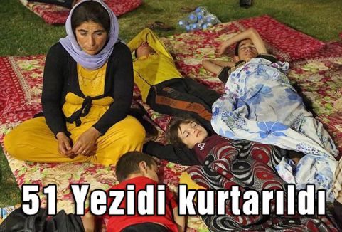 Sincar Dağı'nda 51 Yezidi kurtarıldı