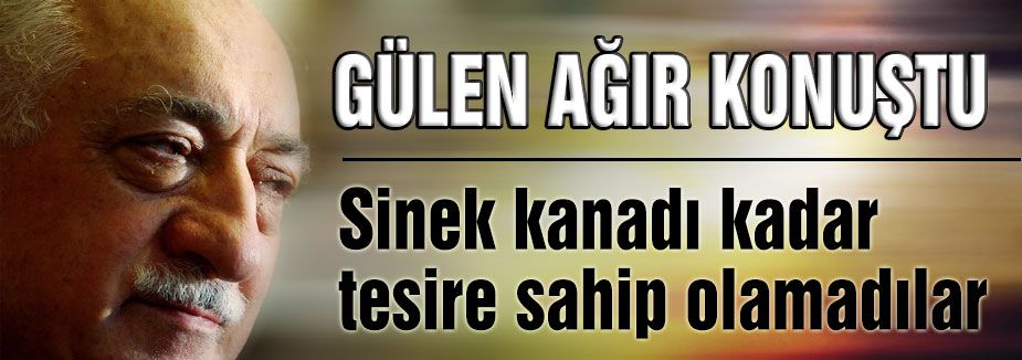 sinek kanadı kadar tesire sahip olamadılar