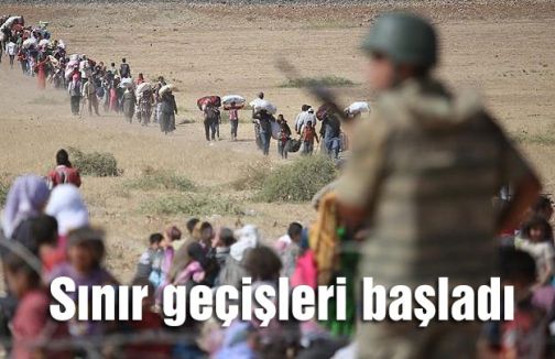 Sınır geçişleri başladı