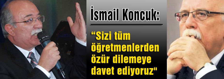 Sizi tüm öğretmenlerden özür dilemeye davet ediyoruz