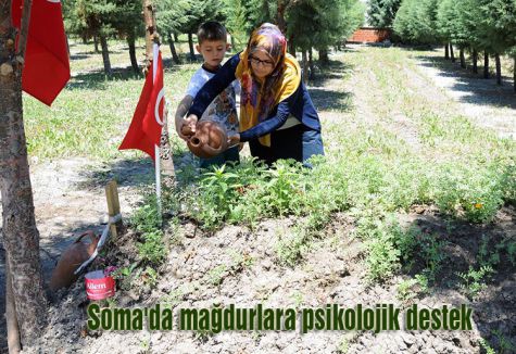 Soma'da mağdurlara psikolojik destek