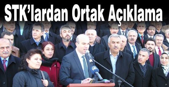 STK’lardan Ortak Açıklama
