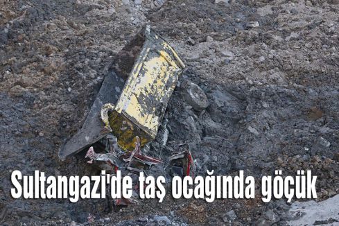 Sultangazi'de taş ocağında göçük