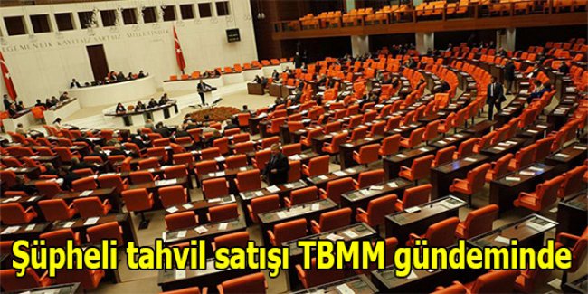 Şüpheli tahvil satışı TBMM gündeminde
