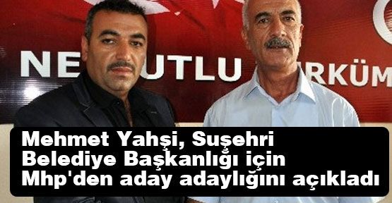 Suşehri'nde MHP adayını seçti