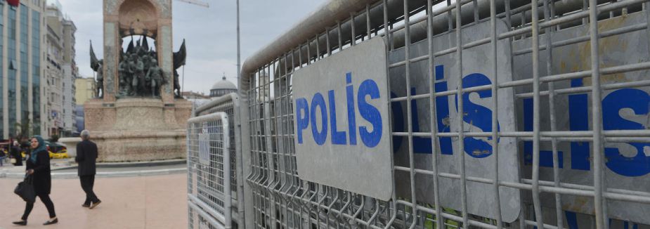 Taksim'de 1 Mayıs töreni...