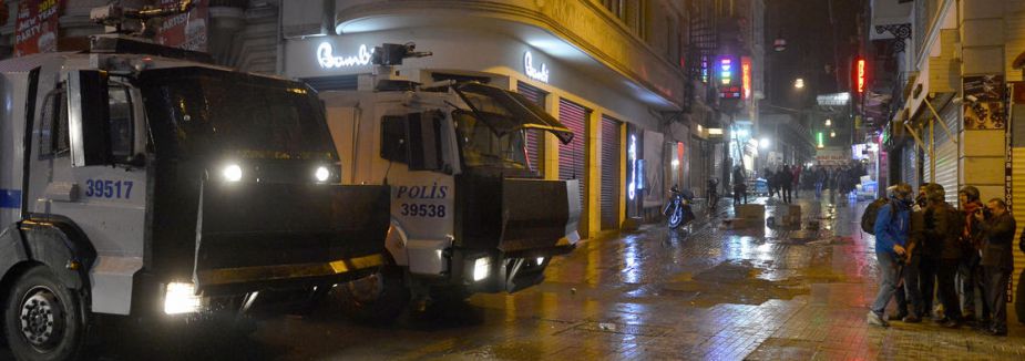Taksim'de polis müdahalesi